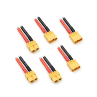 XT60 Connecteur Mâle et 1 PIÈCES Connecteur Femelle avec 5.9 Pouces 14AWG Câble pour Batterie Lipo RC Drone FPV
