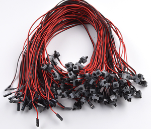 50cm Langes Einschaltknopf-Schalterkabel für PC-Schalter Reset Computer-Stromversorgung Momentan Automatisch Zurücksetzender Druckknopf - Product Image 1