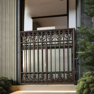 Clôture de jardin extérieure moderne en alliage d'<span class=keywords><strong>aluminium</strong></span> et d'acier inoxydable Rampe d'accoudoir pour <span class=keywords><strong>terrasse</strong></span> Main courante pour cour et balcon - Product Image 4