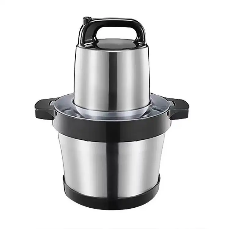 Moedor de carne elétrico multifuncional, tamanho grande, 10l, 6l, cozinha, misturador de alimentos, aço inoxidável, para cozinha