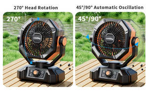 Ventilatore <span class=keywords><strong>da</strong></span> <span class=keywords><strong>tavolo</strong></span> <span class=keywords><strong>da</strong></span> campeggio a doppio motore 20000mah con 16 pz LED 8 velocità ventilatore <span class=keywords><strong>da</strong></span> <span class=keywords><strong>tavolo</strong></span> ventilatore <span class=keywords><strong>da</strong></span> tenda con telecomando - Product Image 3