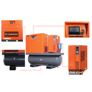 Compresor <span class=keywords><strong>de</strong></span> Aire <span class=keywords><strong>de</strong></span> Tornillo Refrigerado por Aire <span class=keywords><strong>de</strong></span> Alta Presión 20Bar 16Bar <span class=keywords><strong>4</strong></span> en 1 con Rodamientos, 7.5KW-37KW 380V 50Hz, Tanque, Secador y Filtro Integrados - Product Image 5