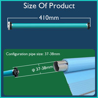 SZMYQ Tuya 1.3Nm Tuya Smart Home ZigBee Motor para Cortinas Enrollables con Batería de Litio Recargable para Tubo de 38 mm
