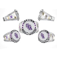 Bague de championnat gravée sur mesure, réplique de bague d'équipe de football, ensemble de bagues en acier inoxydable, souvenir personnalisé pour les fans de sport