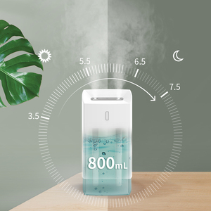 เครื่องกระจายกลิ่นหอมแบบพกพาขนาดเล็ก 800 มล. ควบคุมผ่านแอปพลิเคชัน เชื่อมต่อผ่าน USB พร้อมฟังก์ชั่นพ่นคู่ ทำงานเงียบ ตั้งเวลาได้ เหมาะสำหรับใช้งานบนโต๊ะทำงาน - Product Image 1