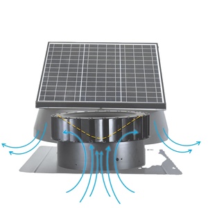 Ventilateur <span class=keywords><strong>d</strong></span>'extraction solaire DC pour toit, ventilateur <span class=keywords><strong>d</strong></span>'évacuation domestique/industriel, ventilateur de <span class=keywords><strong>grenier</strong></span> IP68, refroidisseur <span class=keywords><strong>d</strong></span>'<span class=keywords><strong>air</strong></span> à roulement à billes, OEM sans balais DC - Product Image 4