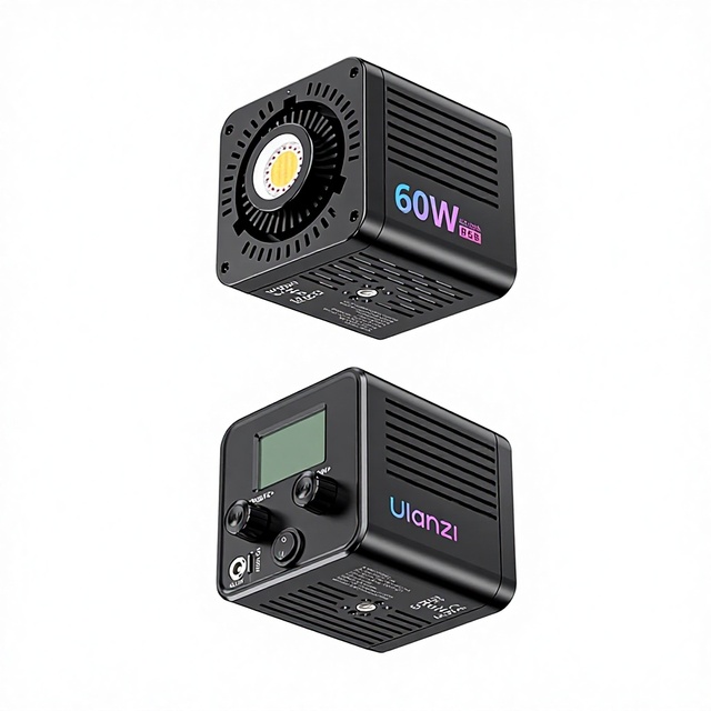 Ulanzi C-60 RGB Portable 60W COB Led Light Video Light 2500-6500K 3300mAh Mini Bowens Mount Photographic Lighting Live Stream