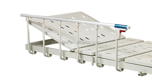 ABS <span class=keywords><strong>bedhead</strong></span> Board và thanh thép hộ Lan Tôn sóng của nhãn hiệu bệnh viện giường ba chức năng với vật liệu nhựa đồ nội thất bệnh viện - Product Image 2