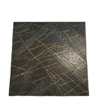 Matériau de décoration intérieure de revêtement de panneau mural en PVC 3D PS imperméable personnalisé pour appartement, hôtel, bureau au prix d'usine