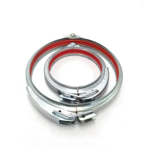 Quick Release Rapid Lock Duct Ring Drum Locking Ring Clamps High Temp Pipe Clamp Inside Diameter 935mm