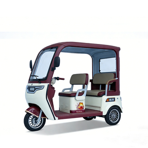Tricycle électrique 60V à bas prix, 650W, pour adultes d'âge moyen et personnes âgées, design élégant, scooter semi-enclos - Product Image 4