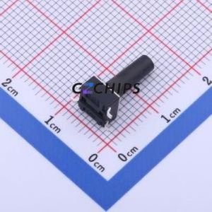 TS-1095PS-A165B3-C3D2 Tactile Switch SMD,6x6mm Switch Single Pole Single Throw Round Button 2.5N Vertical Mount - Product Image 2