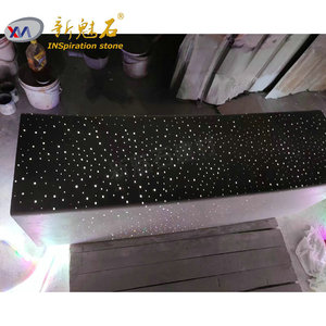 Nuevos Materiales de Construcción de Imitación de Piedra, Banco de Hormigón Iluminado para Exteriores, Asientos de Hormigón de Alta Resistencia, Tamaño Personalizable - Product Image 1