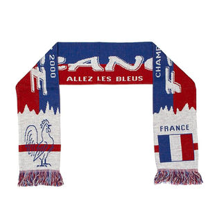 Écharpe en tricot acrylique <span class=keywords><strong>de</strong></span> conception personnalisée Écharpes pour les fans <span class=keywords><strong>de</strong></span> football <span class=keywords><strong>de</strong></span> l'équipe <span class=keywords><strong>de</strong></span> <span class=keywords><strong>France</strong></span> Écharpe en tricot Du Monde Soccer - Product Image 3