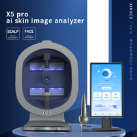 FEJOLL P31-4 AI EU Plug 3D-анализатор кожи лица с УФ-детектором топографии, определением волос и морщин, полнофункциональный сканер лица