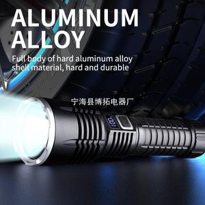 <b>Flashlight</b> <b>Rechargeable</b> Battery Led Aluminum Alloy Outdoor With Dimmer And Battery Display - Product Image 5