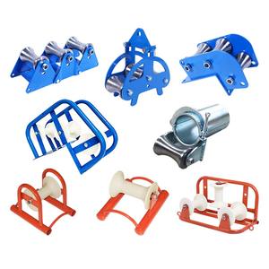 Kablo döşeme kasnakları, zemin kablosu tepsi, üç yollu kuyu başlığı, büyük kıvrımlar, naylon jantlar, kablo döşeme kasnakları için çelik jantlar - Product Image 1