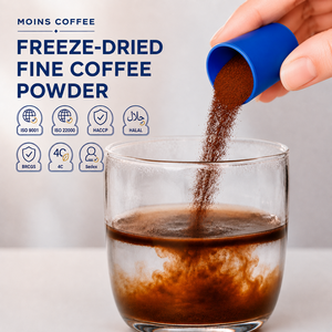 กาแฟดำคั่วเข้มแบบคลาสสิกชนิดแช่แข็งสำเร็จรูปชนิดผงขายส่งจากโรงงาน พร้อมรสชาติช็อกโกแลตและคาราเมลสำหรับโรงแรม - Product Image 1