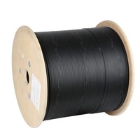 Fibra optica cable de red otdr Home 1000m rollo de un solo núcleo optique FTTH Cable de caída de fibra