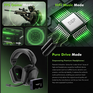 3-In-1 Audio Adapter USB Stereo Sound Card <b>For</b> <b>Gaming</b> <b>PC</b> Headset Connection - Product Image 1