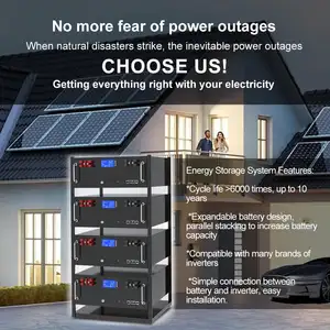 Factory Supply 5KW 10KW 15KW 20KW Full Set Mppt Controller Off Grid Home Solar Battery Storage Systems