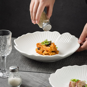 Piatti in ceramica con motivi creativi personalizzati nuovo piatto di bistecca di pasta di alto valore per Dessert piatto di frutta per party restaurant - Product Image 4