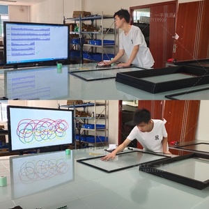 32 43/46/50/55/65/75/86 inch 20/40 điểm <span class=keywords><strong>Overlay</strong></span> Kit cho LCD Bảng điều chỉnh kiosk USB điều khiển miễn phí điện dung màn hình cảm ứng IR cảm ứng khung - Product Image 2