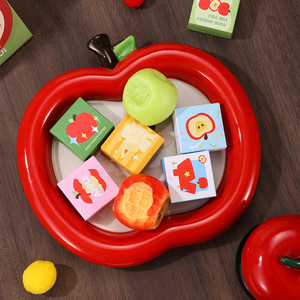 LANJO Apple Aromatherapy Gift Box Cute Fruit Shape Scented <b>Candle</b> <b>Set</b> For Valentine's Day - Product Image 4