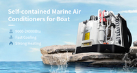 Climatiseur marin 36000 BTU en promotion, résistant à l'eau salée, avec pompe R-410A pour bateaux, yachts et applications marines (5000-36000 BTU)