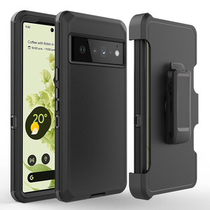GSCASE 3-laags <span class=keywords><strong>Heavy</strong></span> <span class=keywords><strong>Duty</strong></span> Holster Belt Clip Telefoonhoesje Defender <span class=keywords><strong>Case</strong></span> Stootbestendige Armor Telefoonhoes voor <span class=keywords><strong>Google</strong></span> Pixel 9 Pro - Product Image 6