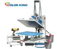 Presse à chaud 9 en 1 pour T-shirts, avec ouverture automatique, pour transfert par sublimation sur T-shirts, stylos, assiettes, tasses, chaussures