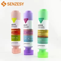 SENZESY 80ml Kemasan Krim Tone Up PE Custom Logo Dengan Tutup Ulir Cetak UV Kemasan Kosmetik BB Cream Selang Tahan Lama Dapat Diremas