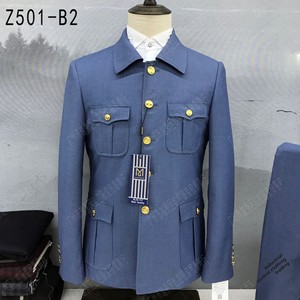 Ensemble de costume formel populaire pour homme, tailles petites et grandes, veste complète, prêt-à-porter printemps, sans repassage - Product Image 3