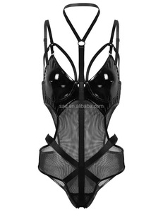 8141 пикантная прозрачная модная одежда из искусственной кожи - Product Image 4