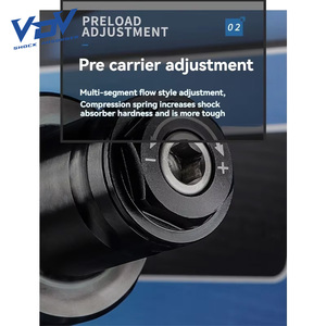 Nuevo Amortiguador Hidráulico Delantero Invertido V2, Distancia entre Orificios <span class=keywords><strong>de</strong></span> 400 mm, 33 Núcleos <span class=keywords><strong>de</strong></span> Aleación <span class=keywords><strong>de</strong></span> Aluminio, Amortiguación Ajustable para Motocicletas - Product Image 5