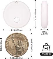 Mini traceur GPS MFI Air Tag avec suivi en temps réel, étanche IPX5, en plastique, autonomie de 365 jours, portée illimitée, compatible Android et iOS