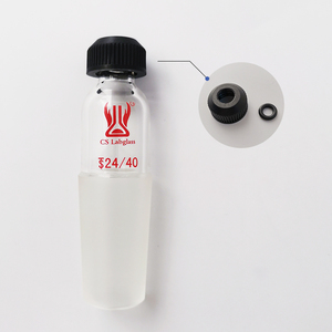 Adaptateurs <span class=keywords><strong>de</strong></span> raccordement pour thermomètre en verre borosilicate à paroi épaisse, droits, pour fournitures <span class=keywords><strong>de</strong></span> <span class=keywords><strong>laboratoire</strong></span> <span class=keywords><strong>de</strong></span> <span class=keywords><strong>chimie</strong></span> CS Labglass - Product Image 3