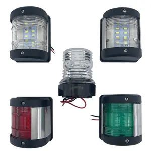 Offre Spéciale Mené Marin Navigation Lumière Latérale Latérale En Acier Inoxydable Pour bateau Et voilier 12V Feu de Navigation Pour bateau