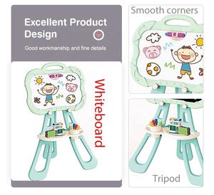 Juguete Educativo en Oferta, Pizarra Magnética de Doble Cara de Plástico para Estudiar y Dibujar con Borrador para Niños - Product Image 3