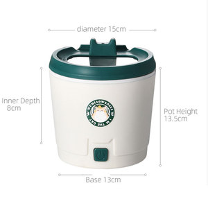YUEDISI Multifonction Tout-en-un <span class=keywords><strong>Pot</strong></span> Électrique Nouilles Marmite Poêle À Frire Antiadhésive Mini Hotpot - Product Image 6