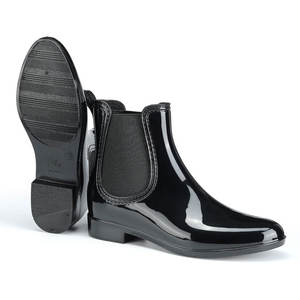 <span class=keywords><strong>Botas</strong></span> <span class=keywords><strong>cortas</strong></span> impermeables <span class=keywords><strong>de</strong></span> PVC para mujer, zapatos antideslizantes <span class=keywords><strong>de</strong></span> uso diario, botines <span class=keywords><strong>de</strong></span> <span class=keywords><strong>lluvia</strong></span>, Chelsea, venta al por mayor - Product Image 4