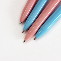 Stylo Bille Rotatif O&Q Kawaii avec Logo Sportif Couleurs Macaron, Motif Ours Éolienne Mignon, Pointe 0,7 mm, en Plastique Écologique, Cadeau Promotionnel en Gros pour École et Bureau