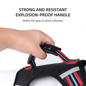 Harnais pour animaux de compagnie durable, doux et respirant, gilet pour chien réfléchissant, sangles de poitrine réglables, anti-explosion, nouveau gilet pour chien - Product Image 6