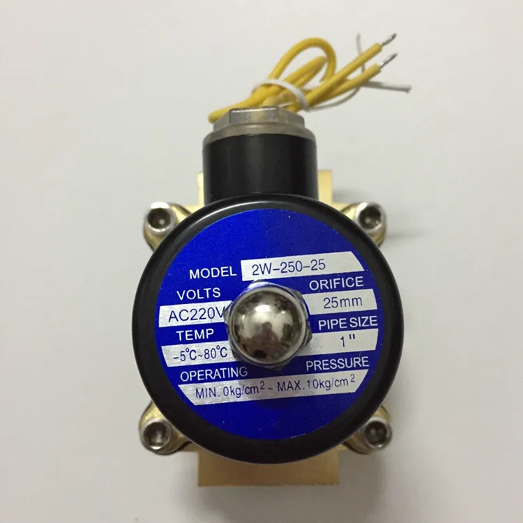 Songo Điện 12VDC 1 Inch DN25 Brass Thường Đóng N/C Nước Solenoid Valve Với NPT Chủ Đề