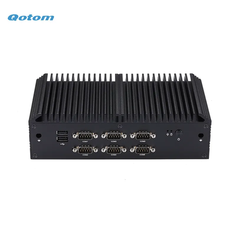 Qotom New 10th Gen Fanless Mini Pc Core I7 10710U Micro Fanless Industrial PC For ATM KIOSK And Other Self-service Terminals