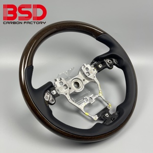 Volante Personalizzato in Legno di Pesco per Toyota Prius 50 <span class=keywords><strong>2016</strong></span>-2022 e <span class=keywords><strong>Mirai</strong></span> 10 2015-2020 - Product Image 4