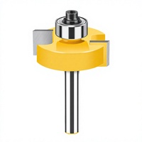 OEM Fraise à faceuse CNC pour le travail du bois, queue de 8 mm, profil en T, à dents en carbure, 2 cannelures, 60HRC, pour fraisage en montée, largeur de coupe 3-16 mm