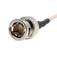 75 Ohm BNC laki-laki ke laki-laki SDI RG179 RF kabel Jumper koaksial untuk perangkat elektronik untuk kamera VCR Monitor CCTV Radio CB laut
