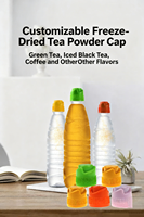Nouveau design écologique, bouchon de bouteille en plastique de qualité alimentaire de 30 mm pour la séparation solide-liquide, pour le thé, le café, le jus et les poudres de vitamines