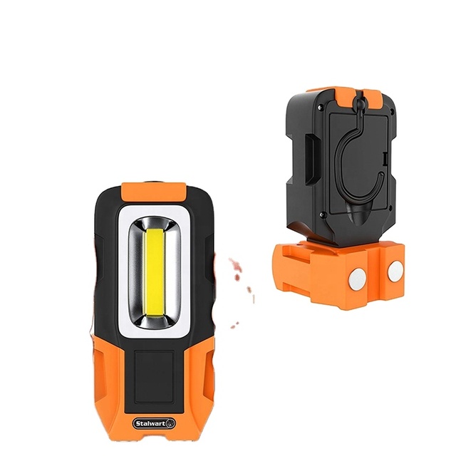Battery Powered  COB LED Magnetic Foldable LED Pocket Work Light